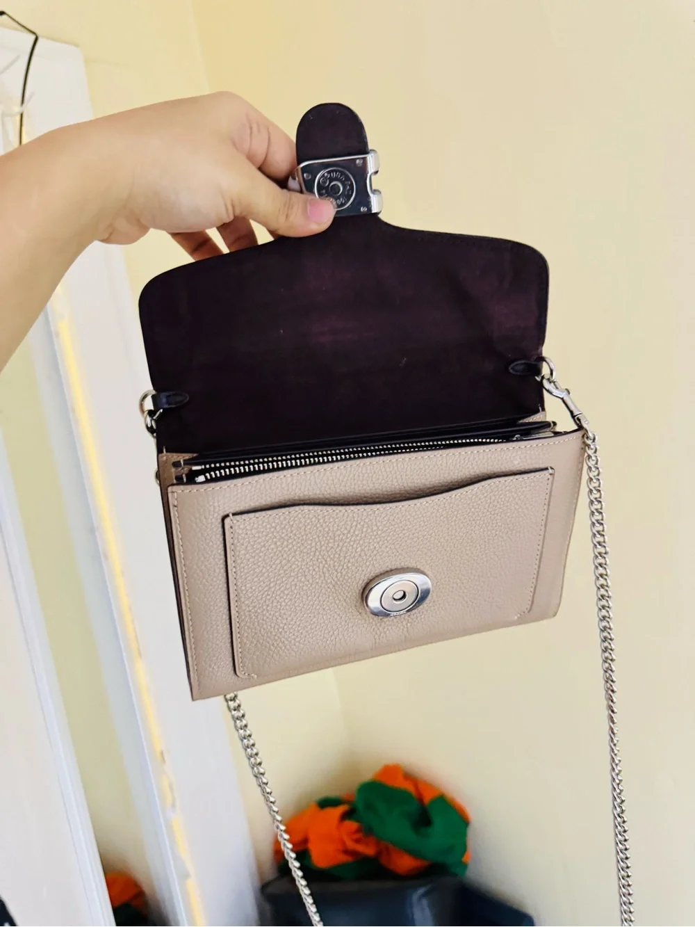 Coach Tabby Shoulder crossbody bag - Beige - Picture 5 of 6